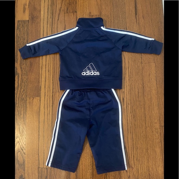 💙adidas • blue track suit • 6 mos • EUC - Picture 2 of 3